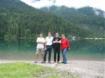 Il gruppo al lago di Tovel